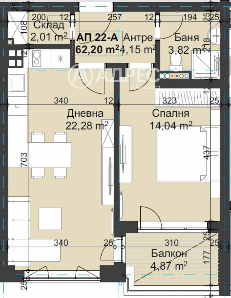 Продава 2-СТАЕН, гр. София, Овча купел 2, снимка 4 - Aпартаменти - 49591548