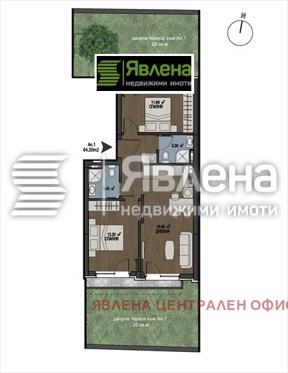 Продава 3-СТАЕН, гр. София, Бояна, снимка 2 - Aпартаменти - 48887231