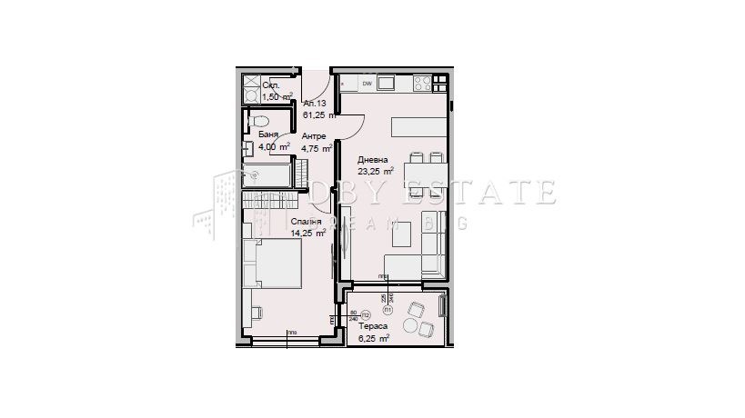 Продава 2-СТАЕН, гр. Пловдив, Гагарин, снимка 2 - Апартаменти - 55750277