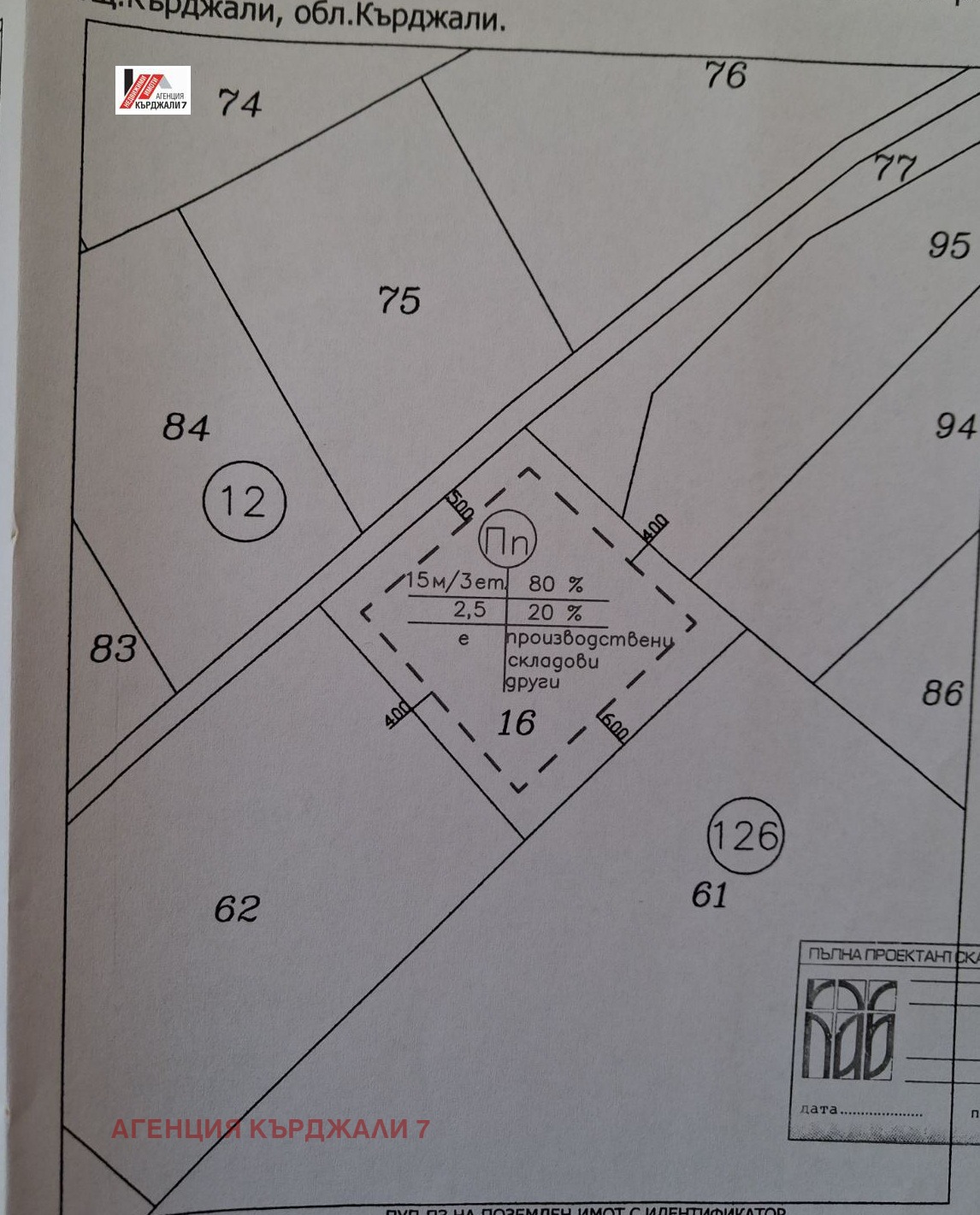 Продава ПАРЦЕЛ, гр. Кърджали, Горна Гледка, снимка 4 - Парцели - 55689010
