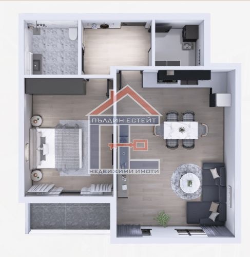 Продава 2-СТАЕН, гр. Пловдив, Остромила, снимка 1 - Aпартаменти - 45534422