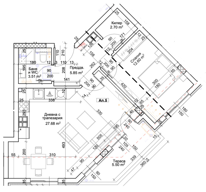 Продава 2-СТАЕН, гр. Пловдив, Тракия, снимка 3 - Aпартаменти - 49283026