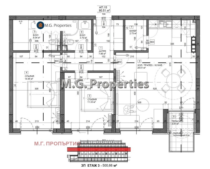 Na sprzedaż  2 sypialnie Warna , k.k. Sw.Sw. Konstantin i Elena , 106 mkw | 28021308