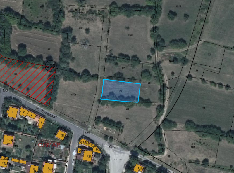 Til salgs  Plott region Sofia , Mirkovo , 695 kvm | 55367831 - bilde [15]
