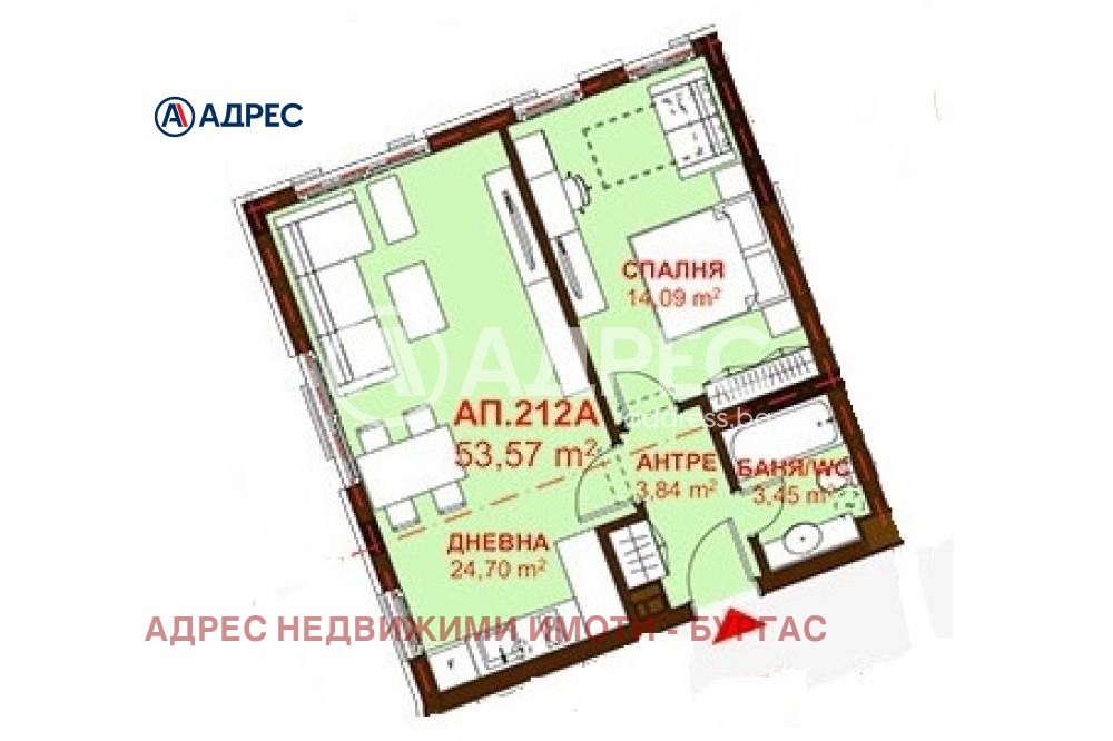 Продава 2-СТАЕН, гр. Бургас, Сарафово, снимка 5 - Апартаменти - 54029587