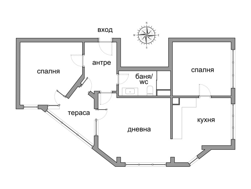 Продава 3-СТАЕН, гр. Бургас, Славейков, снимка 1 - Aпартаменти - 46841683