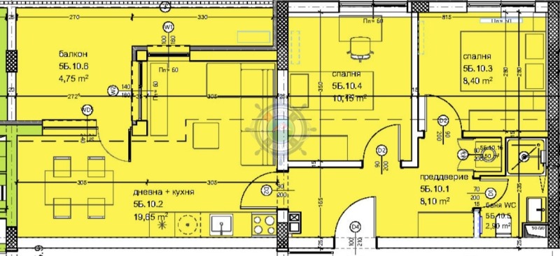 Til salg  2 soveværelser Varna , Kajsieva gradina , 78 kvm | 37716745 - billede [2]