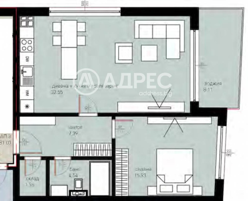 Продава 2-СТАЕН, гр. София, Славия, снимка 4 - Aпартаменти - 47975957