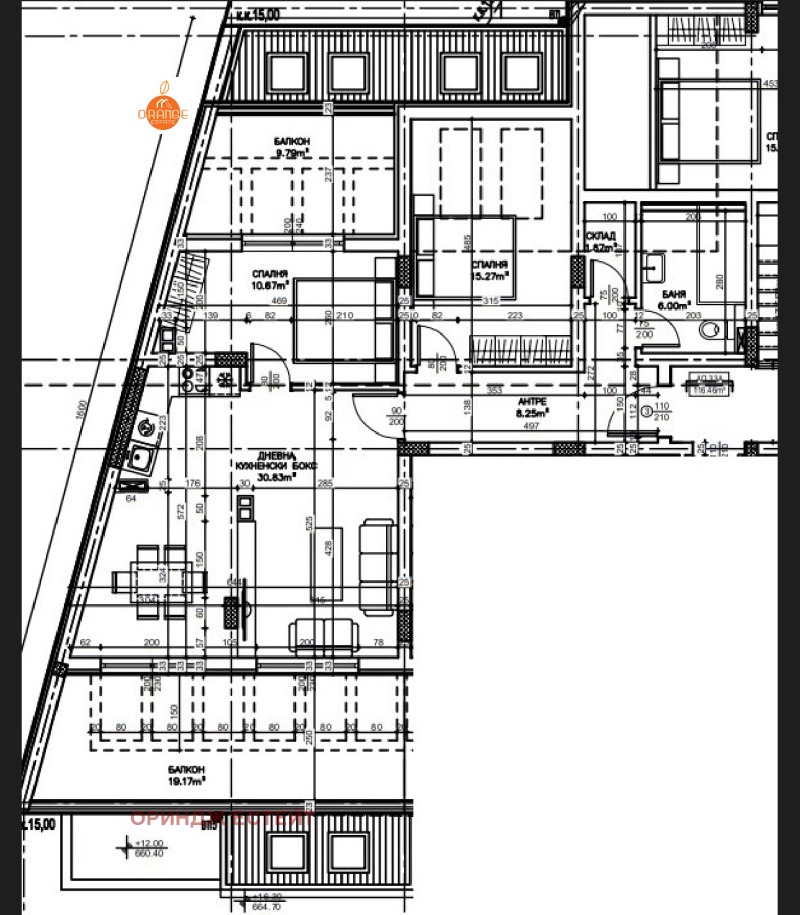 In vendita  2 camere da letto Sofia , Malinova dolina , 131 mq | 78596764 - Immagine [15]
