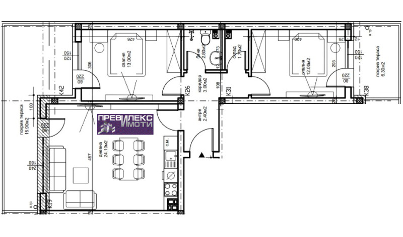 Продава 3-СТАЕН, град Пловдив, Беломорски • 106900 € • 94554827 — Holmes.bg