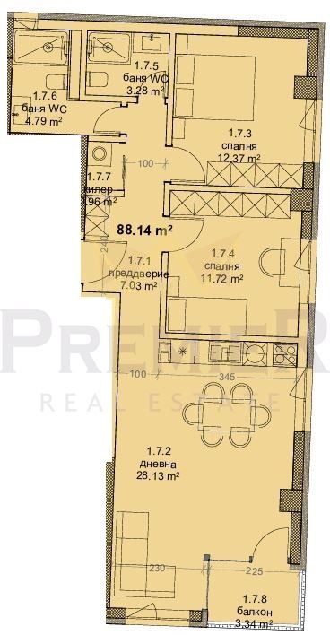 Продава 3-СТАЕН, гр. Варна, Трошево, снимка 4 - Апартаменти - 53897559