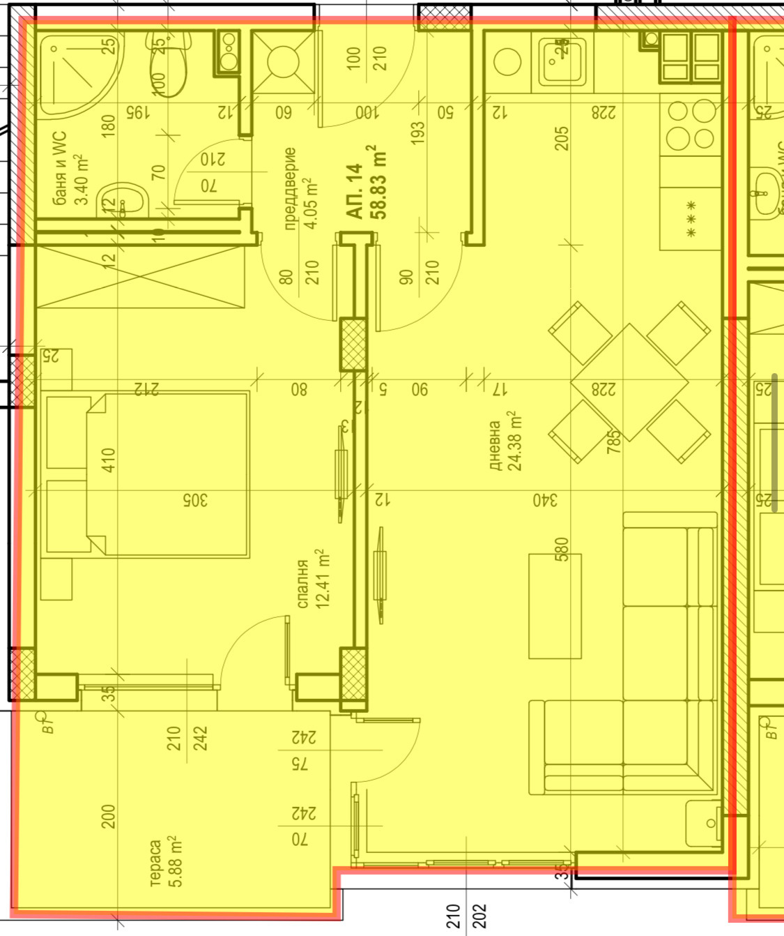 Продава 2-СТАЕН, гр. София, Манастирски ливади, снимка 2 - Апартаменти - 49838321