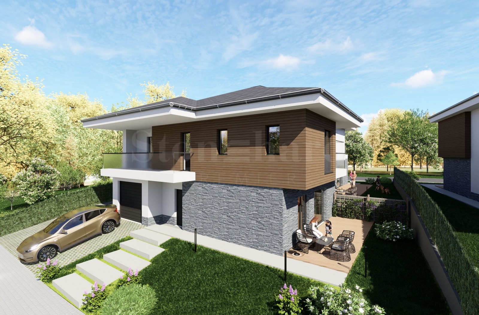 Продава КЪЩА, гр. София, с. Владая, снимка 17 - Къщи - 53539060