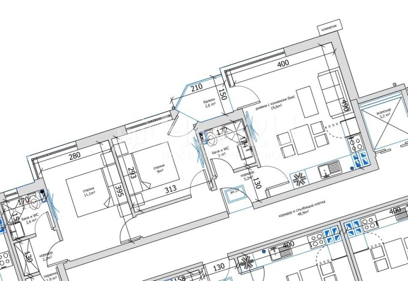 Zu verkaufen  2 Schlafzimmer Warna , m-t Ptschelina , 69 qm | 89047986 - Bild [3]