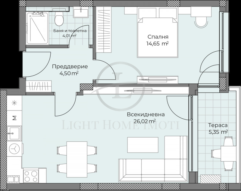 À venda  1 quarto Plovdiv , Ostromila , 73 m² | 49390638 - imagem [9]