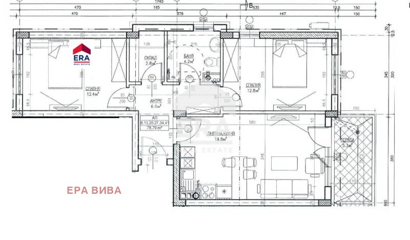 Продава  3-стаен град София , Левски Г , 92 кв.м | 24687639 - изображение [2]