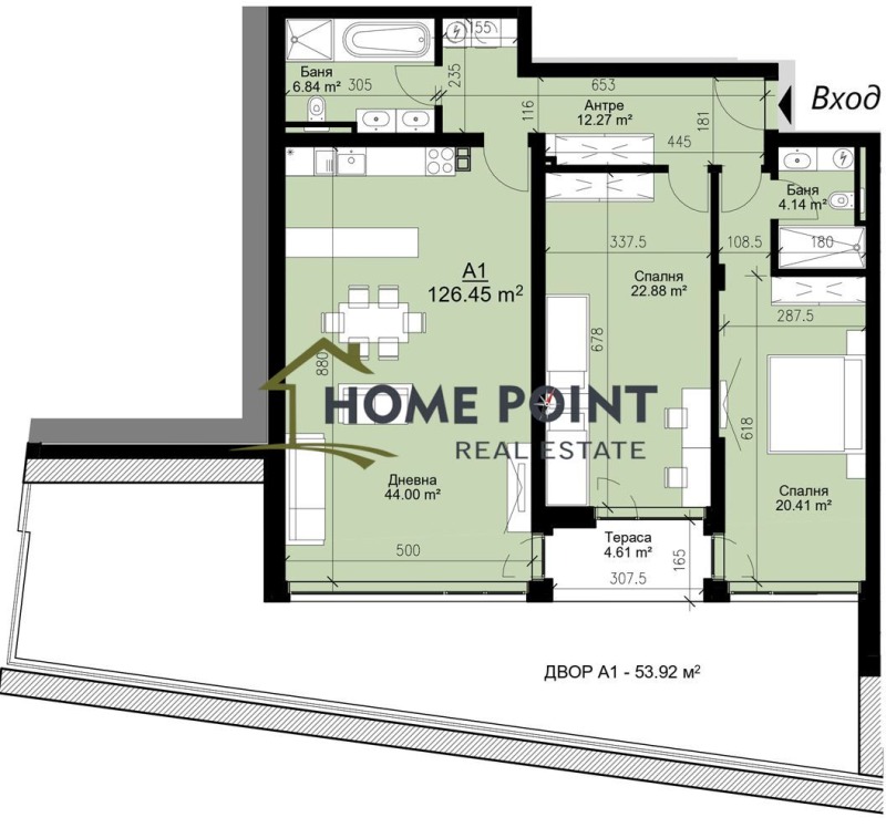 Продава 3-СТАЕН в град Варна, Бриз - 185 кв.м / 280 500 € » 548 610.32 лв., ХОУМПОЙНТ