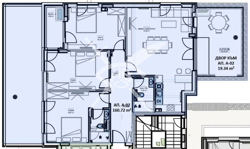 Продава 4-СТАЕН в град София, Младост 2 - 167 кв.м / 410 844 € » 803 541.02 лв., ЕКС НВД ООД