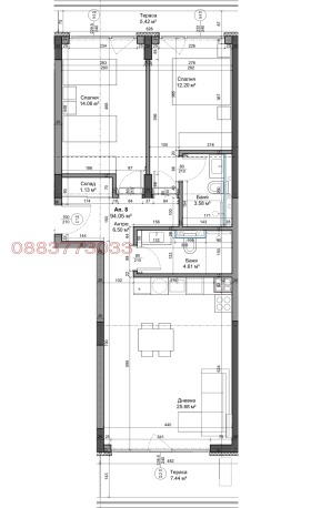 3-СТАЕН, 108 m2