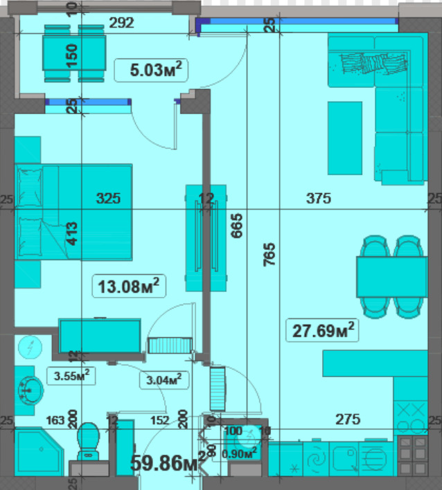 Продается  1 спальня Варна , Чайка , 73 кв.м | 28169962 - изображение [5]