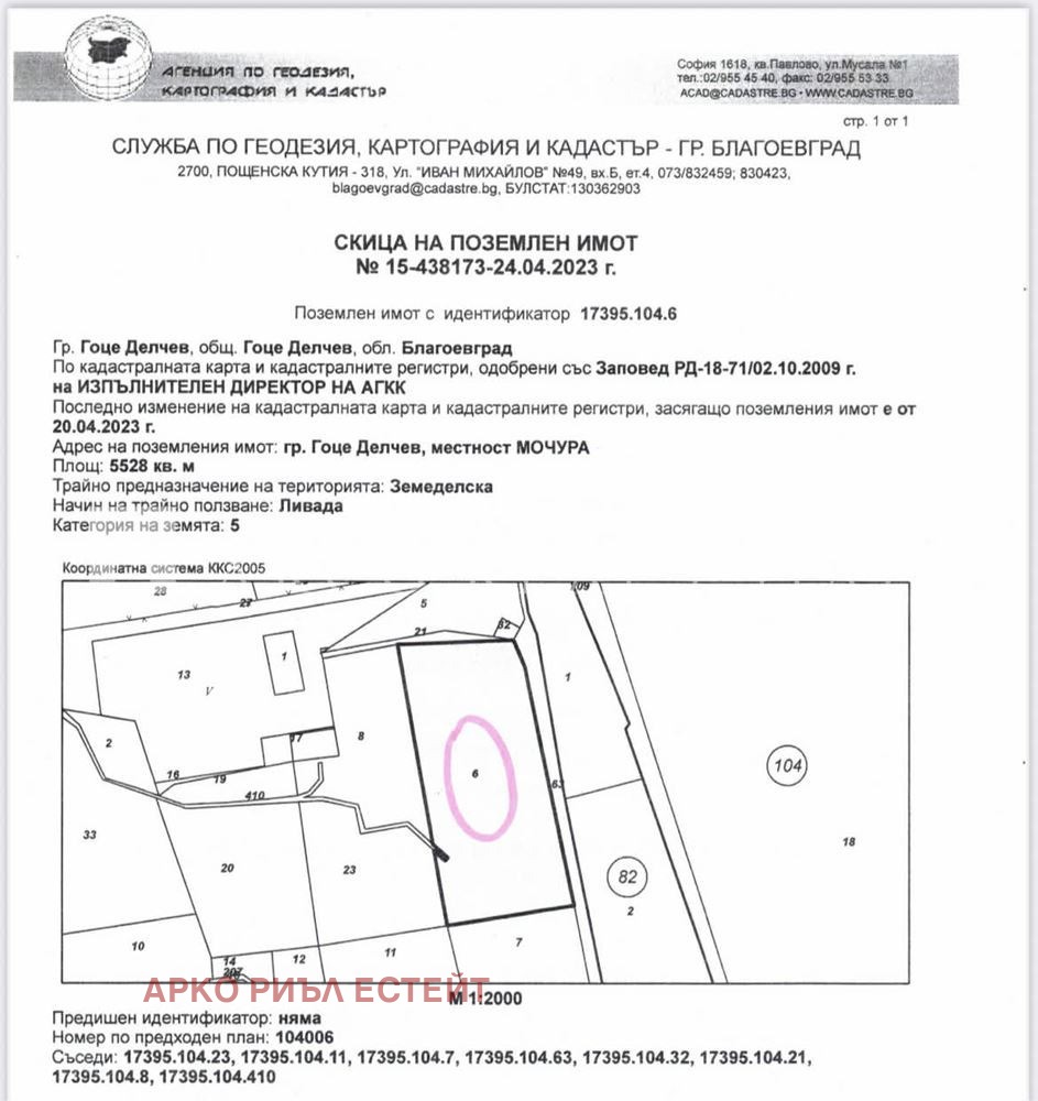 Продава ПАРЦЕЛ, гр. Гоце Делчев, област Благоевград, снимка 7 - Парцели - 56720747