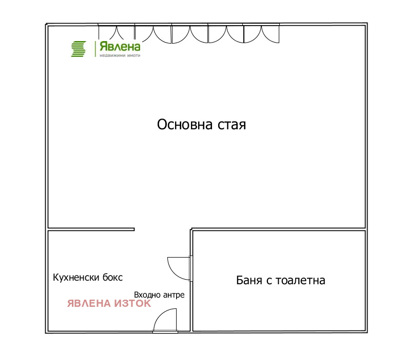 Продава 1-СТАЕН, гр. София, Сухата река, снимка 5 - Aпартаменти - 49162548