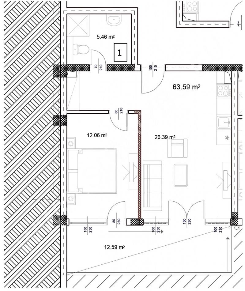 À vendre  1 chambre région Varna , Byala , 74 m² | 84995943 - image [17]