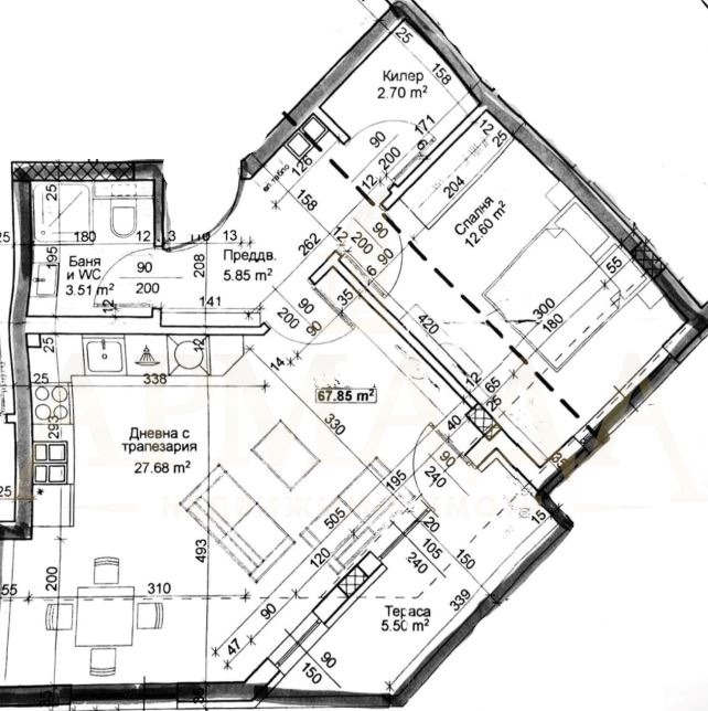 Продава  2-стаен град Пловдив , Тракия , 78 кв.м | 27877728 - изображение [2]