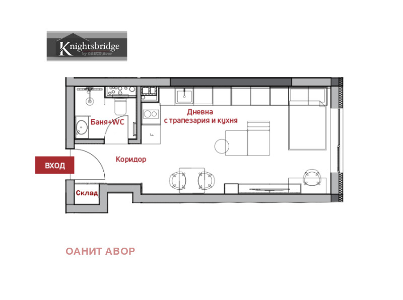 Продава 1-СТАЕН, гр. София, Център, снимка 5 - Апартаменти - 52415188
