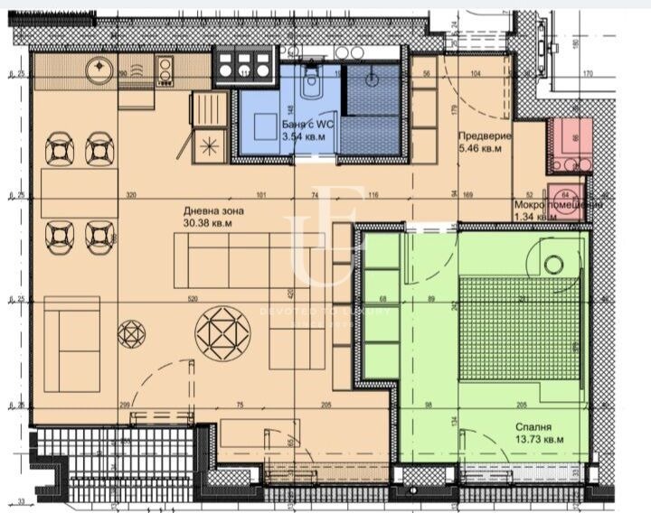 Продава 2-СТАЕН, гр. София, Манастирски ливади, снимка 12 - Апартаменти - 54731847