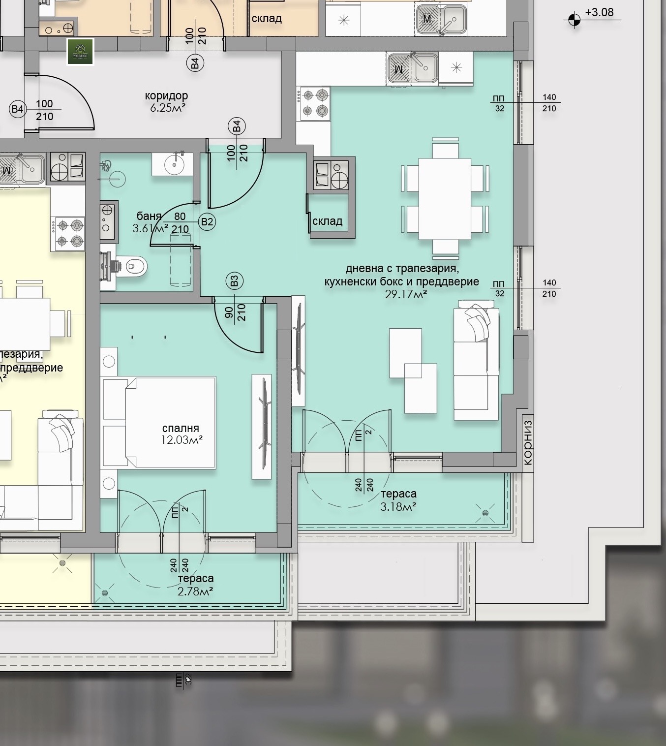 Продава 2-СТАЕН, гр. София, Малинова долина