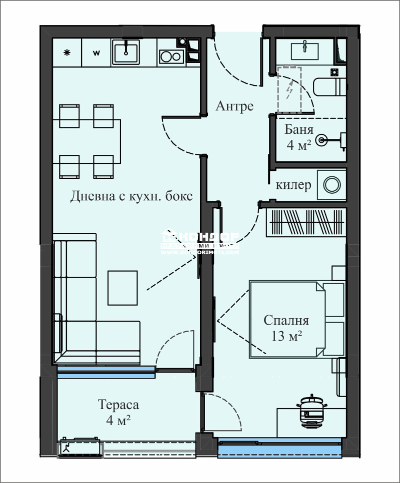 Продава 2-СТАЕН, гр. Пловдив, Христо Смирненски, снимка 12 - Aпартаменти - 49373286