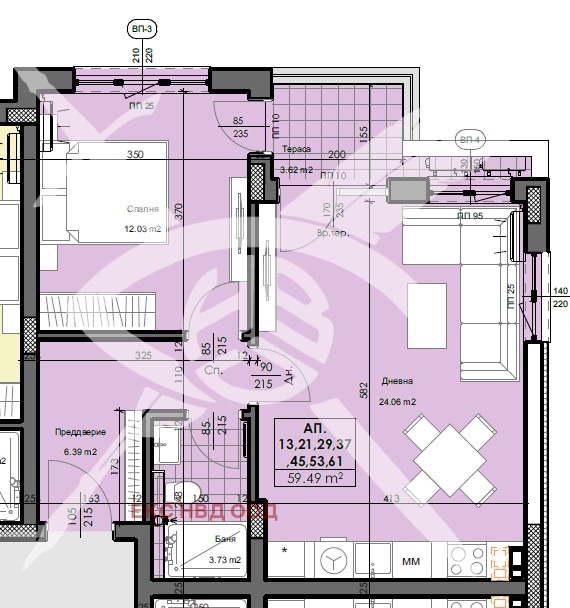 À vendre  1 chambre Plovdiv , Karchiyaka , 74 m² | 16118949