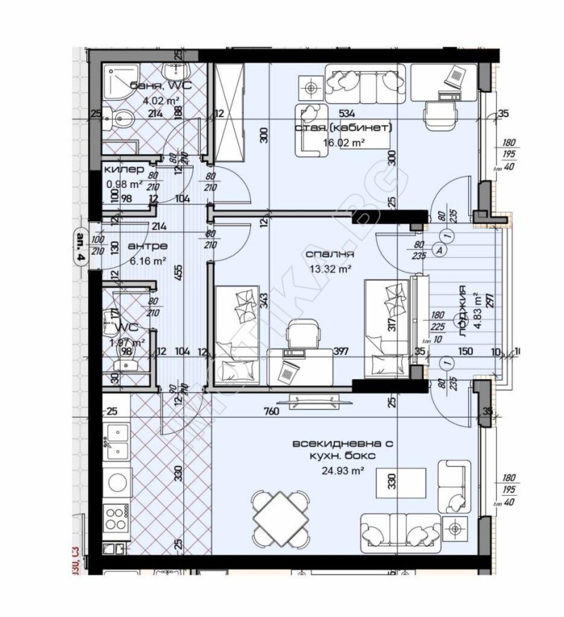 Продава  3-стаен град Варна , Младост 1 , 102 кв.м | 71301272 - изображение [2]