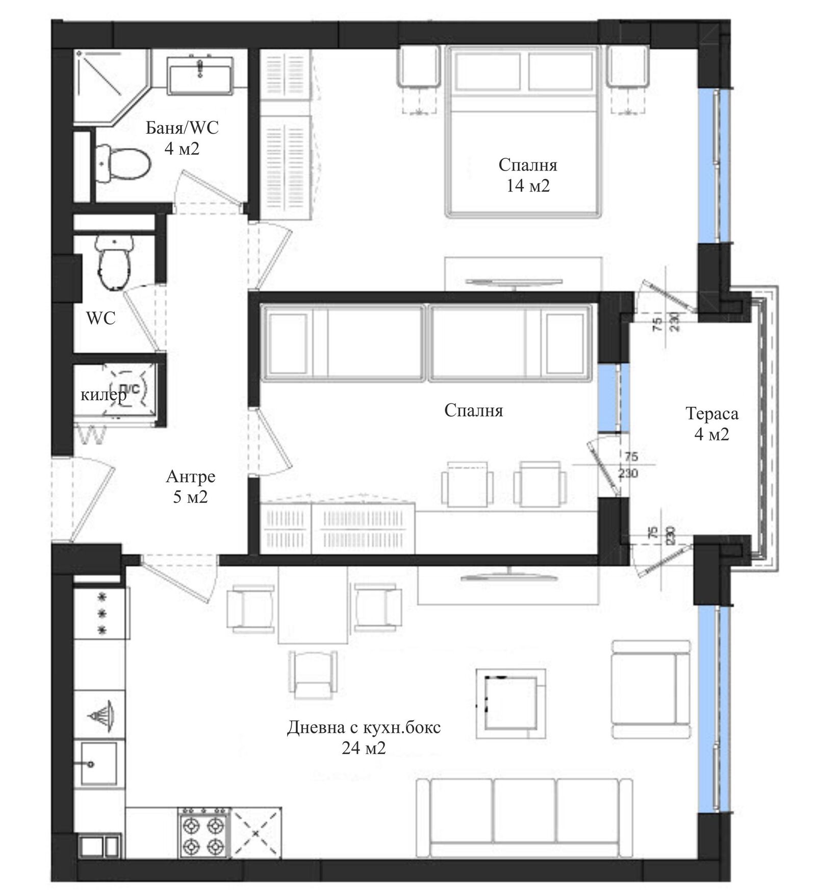 Продава 3-СТАЕН, гр. Пловдив, Кършияка, снимка 2 - Апартаменти - 48439331