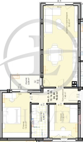 Te koop  2 slaapkamers Plovdiv , Gagarin , 108 m² | 85870423 - afbeelding [5]