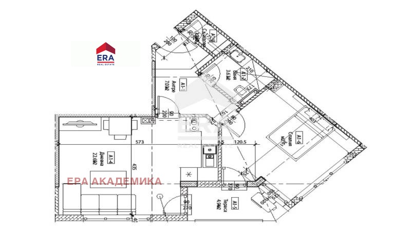 Продается  1 спальня София , Младост 4 , 75 кв.м | 68110195
