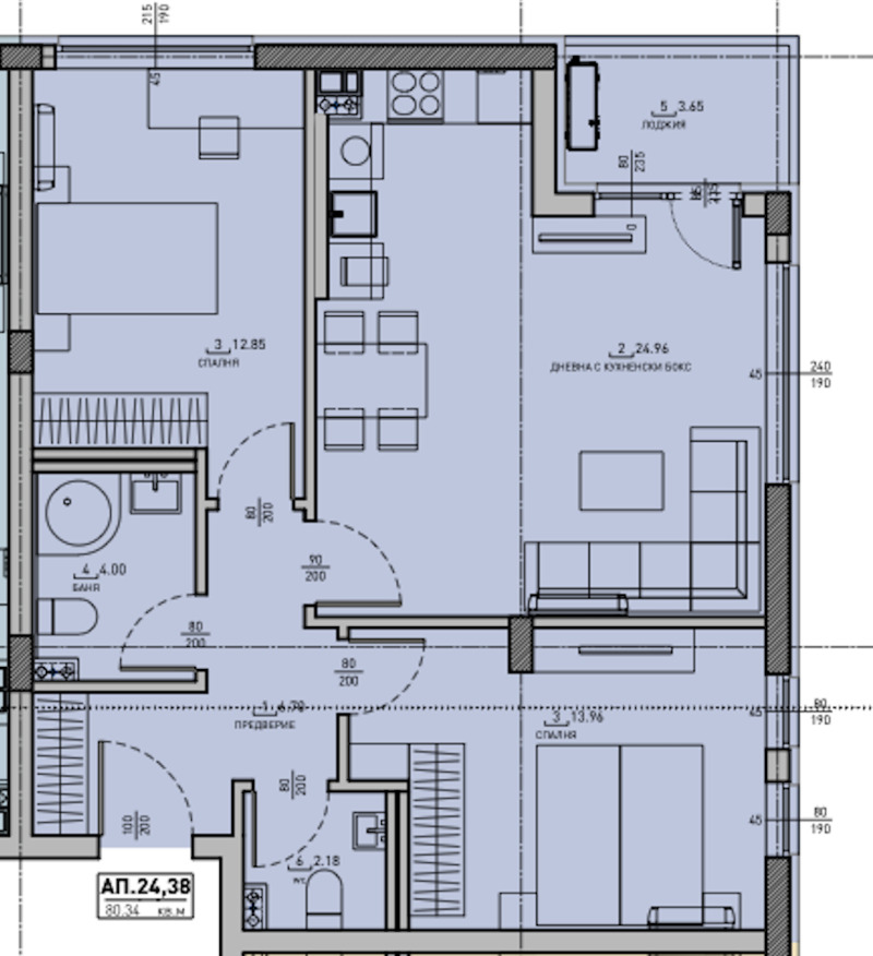 Продава 3-СТАЕН, град София, Малинова долина • 188575 € / 368820.64 лв. • 28150760 1