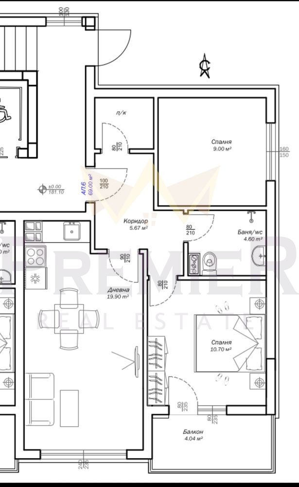 Продава 3-СТАЕН, гр. Варна, Възраждане 3, снимка 4 - Апартаменти - 52443469