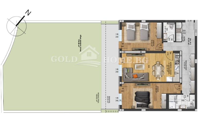Продава 3-СТАЕН, гр. Пловдив, Христо Смирненски, снимка 7 - Апартаменти - 52710135