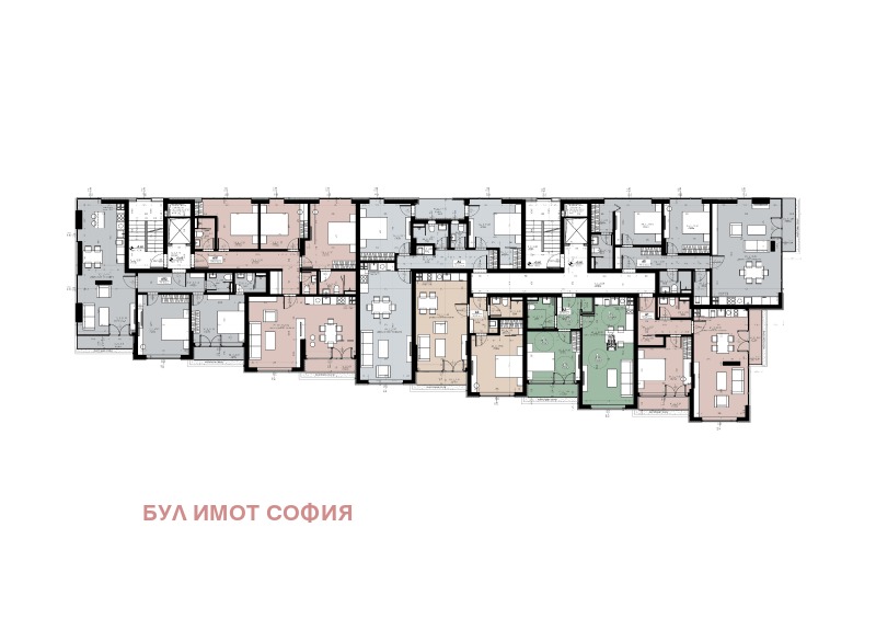 Myytävänä  1 makuuhuone Sofia , Družba 2 , 119 neliömetriä | 59308522 - kuva [9]