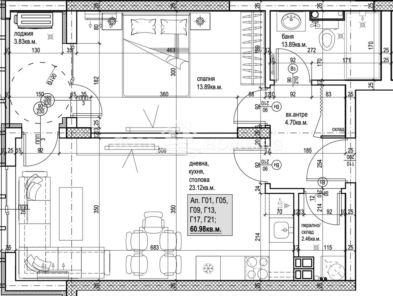 Продава 2-СТАЕН, гр. Пловдив, Южен, снимка 9 - Апартаменти - 54178065