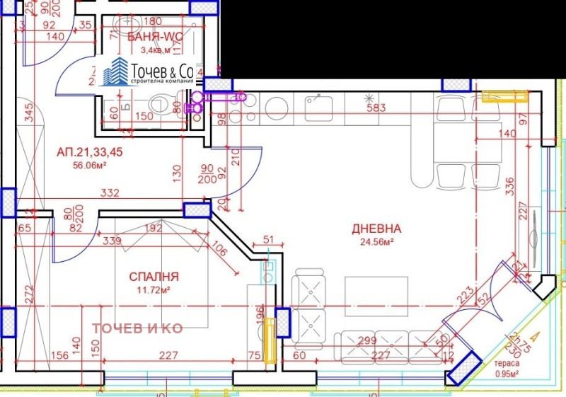 Продава 2-СТАЕН, гр. Бургас, област Бургас, снимка 4 - Апартаменти - 52706996