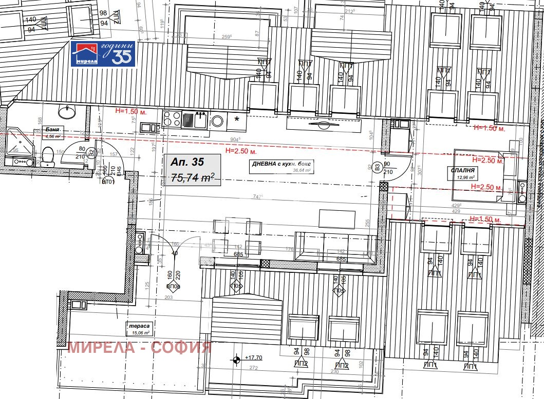 Продава 2-СТАЕН, гр. София, Стрелбище