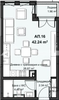 Продава 1-СТАЕН, гр. Пловдив, Христо Смирненски, снимка 2