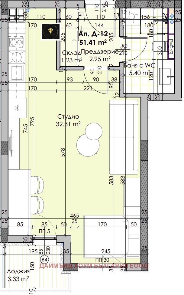 Продава 1-СТАЕН, гр. Пловдив, Остромила, снимка 2 - Апартаменти - 54299748