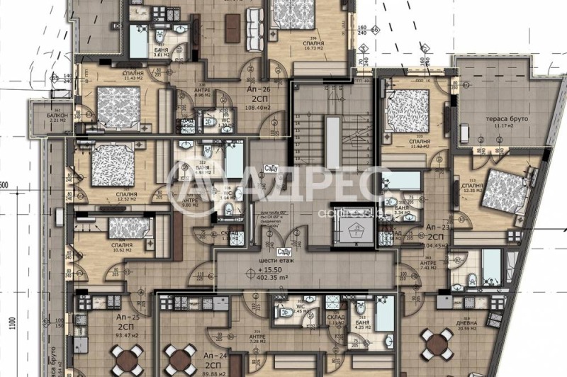 In vendita  2 camere da letto Sofia , Levski , 104 mq | 75534801 - Immagine [3]