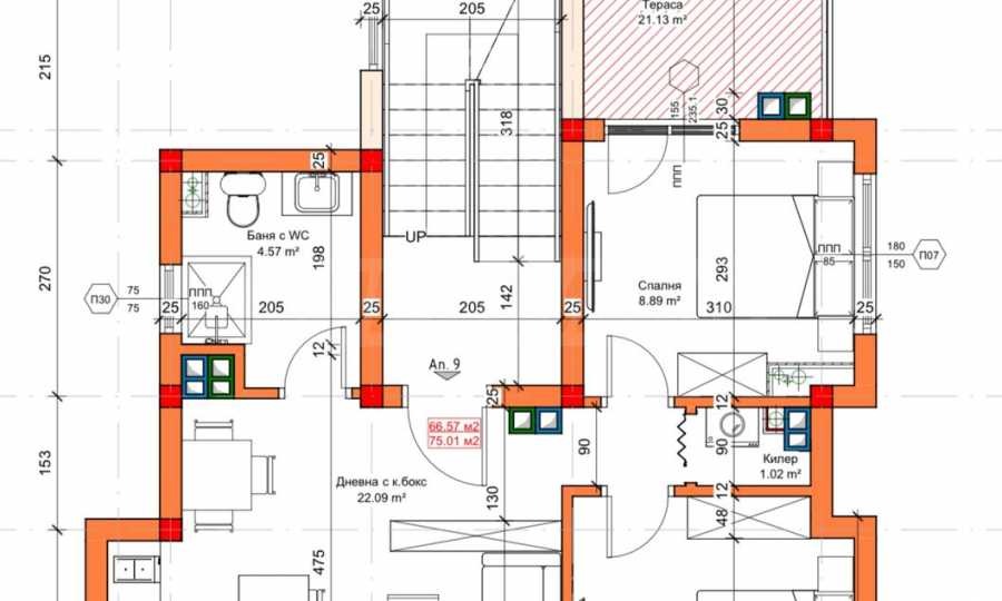 Продава 2-СТАЕН, гр. Варна, м-т Акчелар, снимка 3 - Апартаменти - 53871184