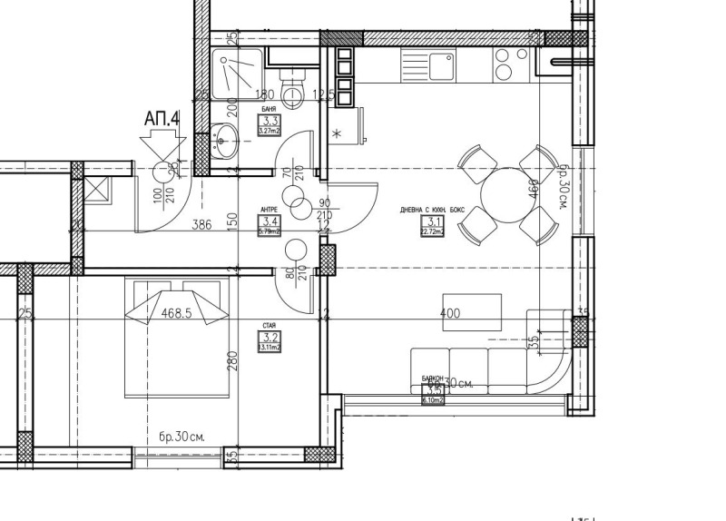 Продава 2-СТАЕН, гр. София, Малинова долина, снимка 7 - Aпартаменти - 49284544