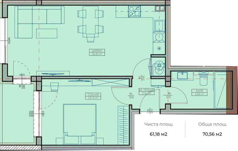 Продава 2-СТАЕН, гр. Варна, Възраждане 1, снимка 2 - Апартаменти - 52825670